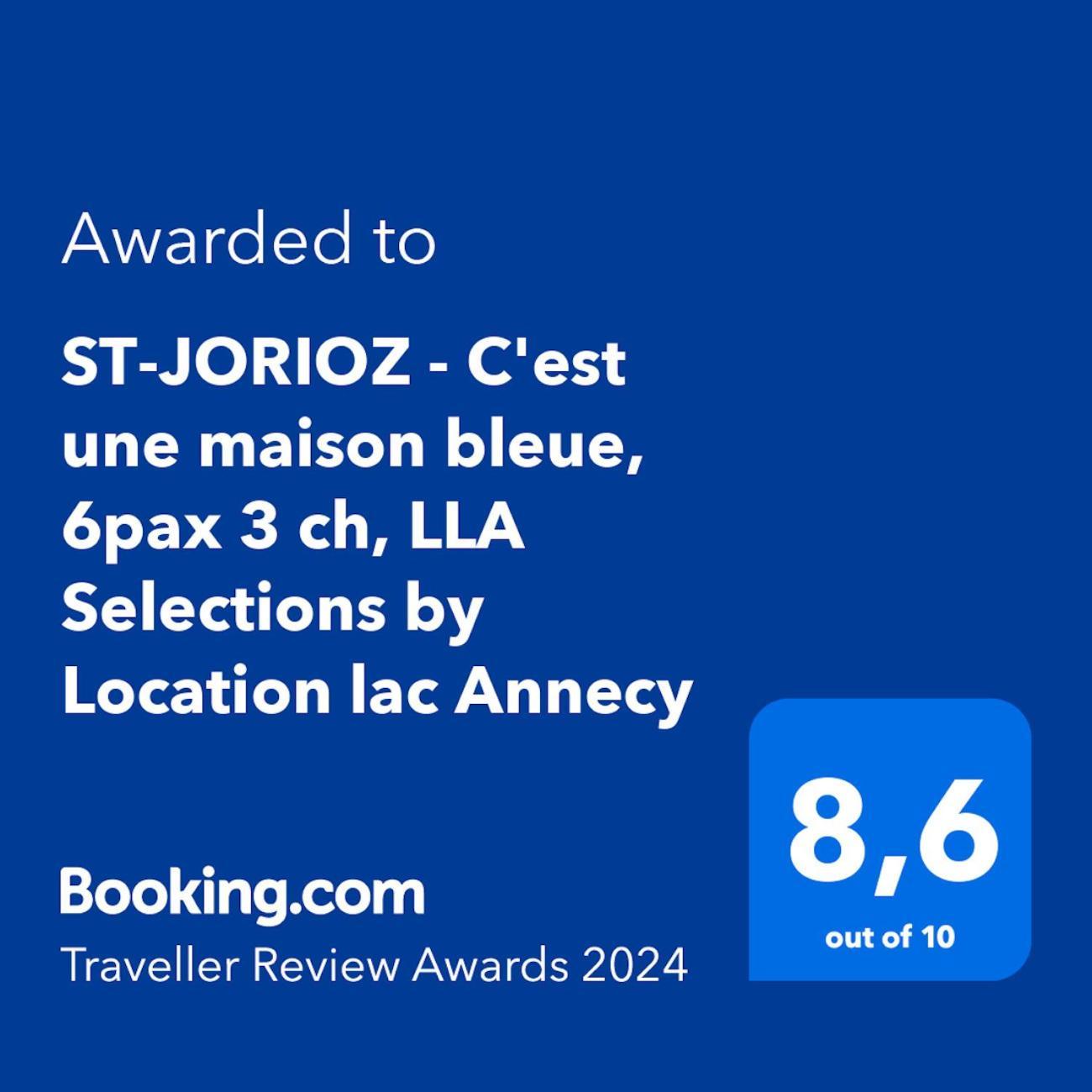St-Jorioz - C'Est Une Maison Bleue, 6Pax 3 Ch, Lla Selections By Location Lac Annecy Saint-Jorioz Exterior photo